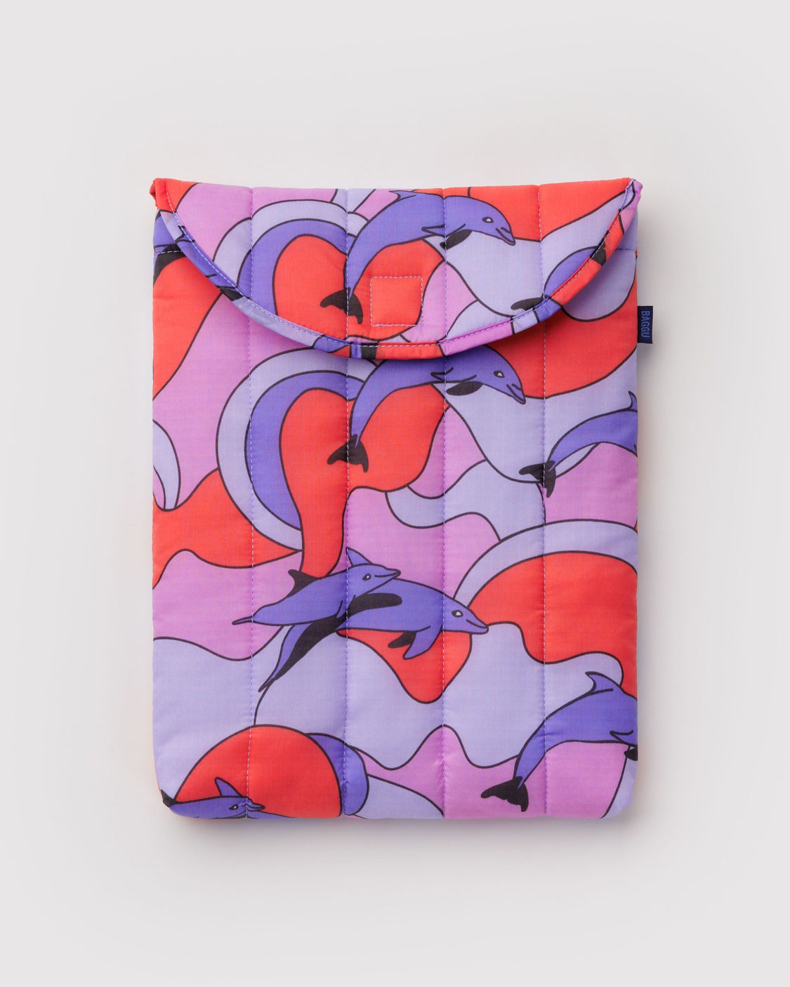 Puffy Laptop Sleeve 13/14 - Dolphins - Padded Tech Case
