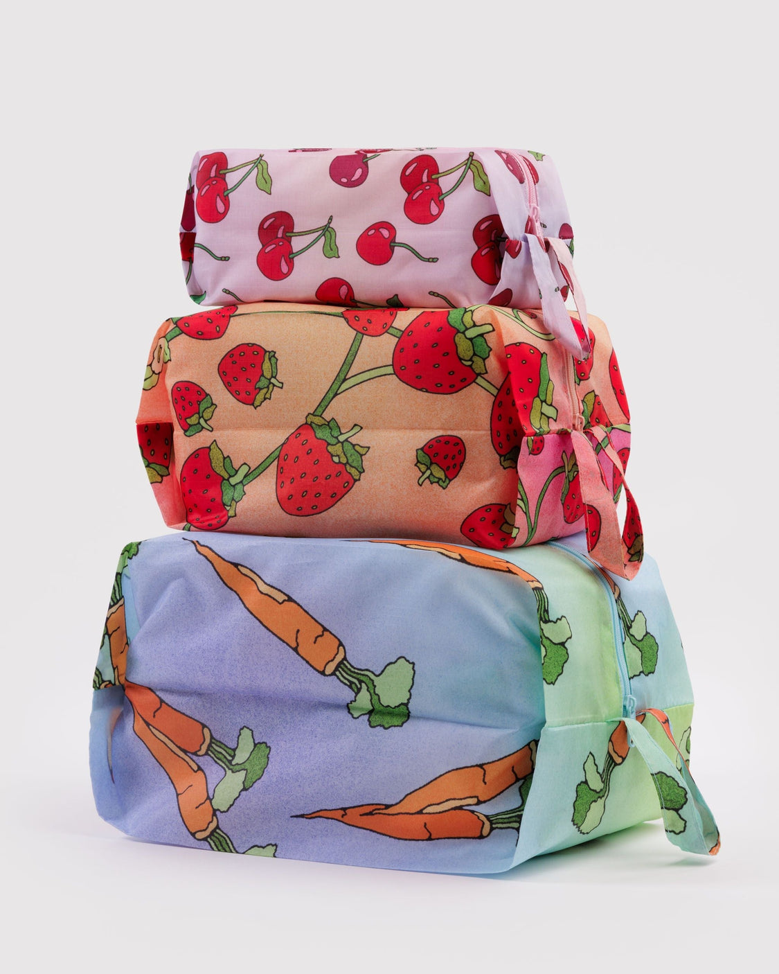 3D Zip Set - Carrots & Berries - Premium Storage Set