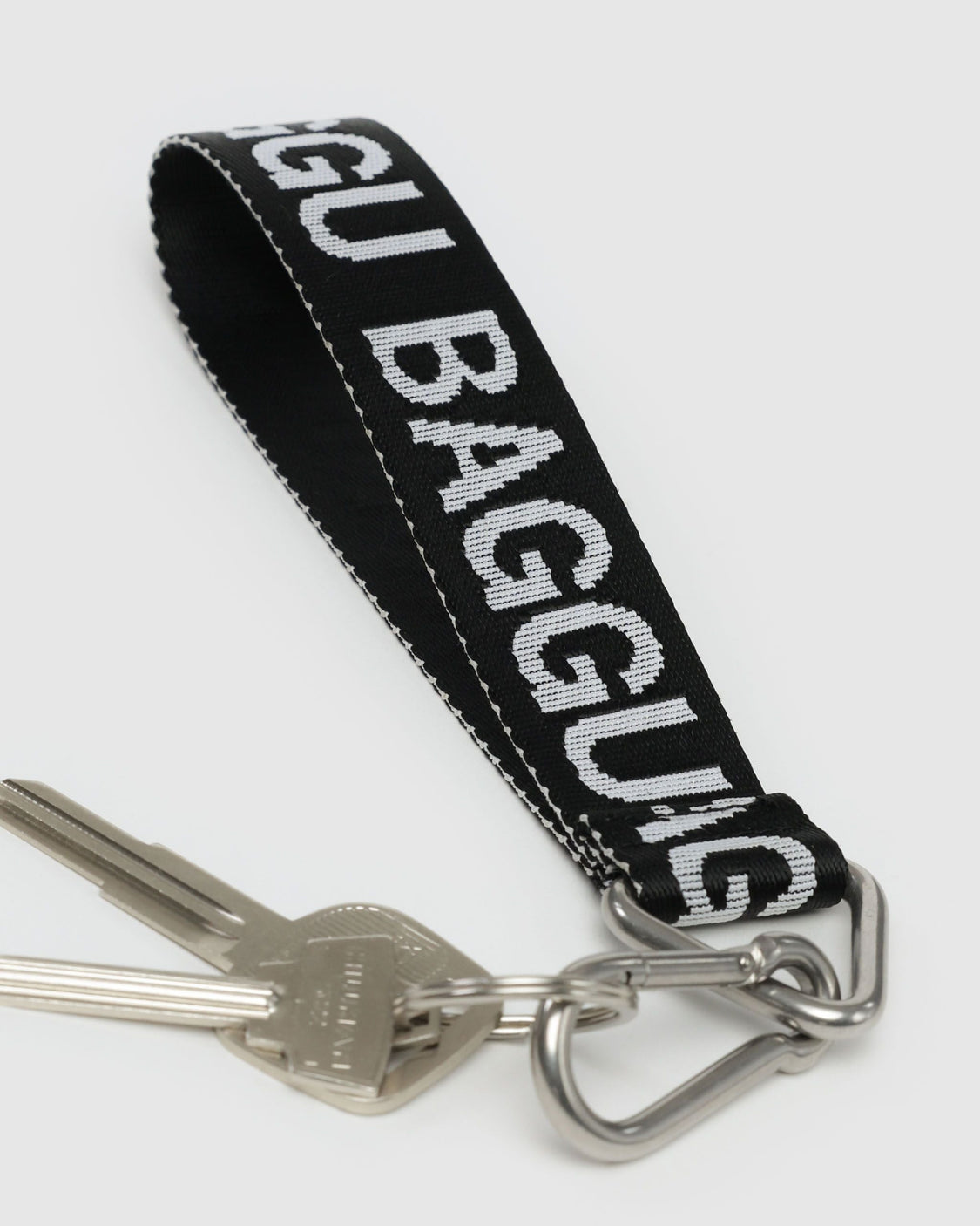 Logo Keychain - Black and White - Fresh Key Tag
