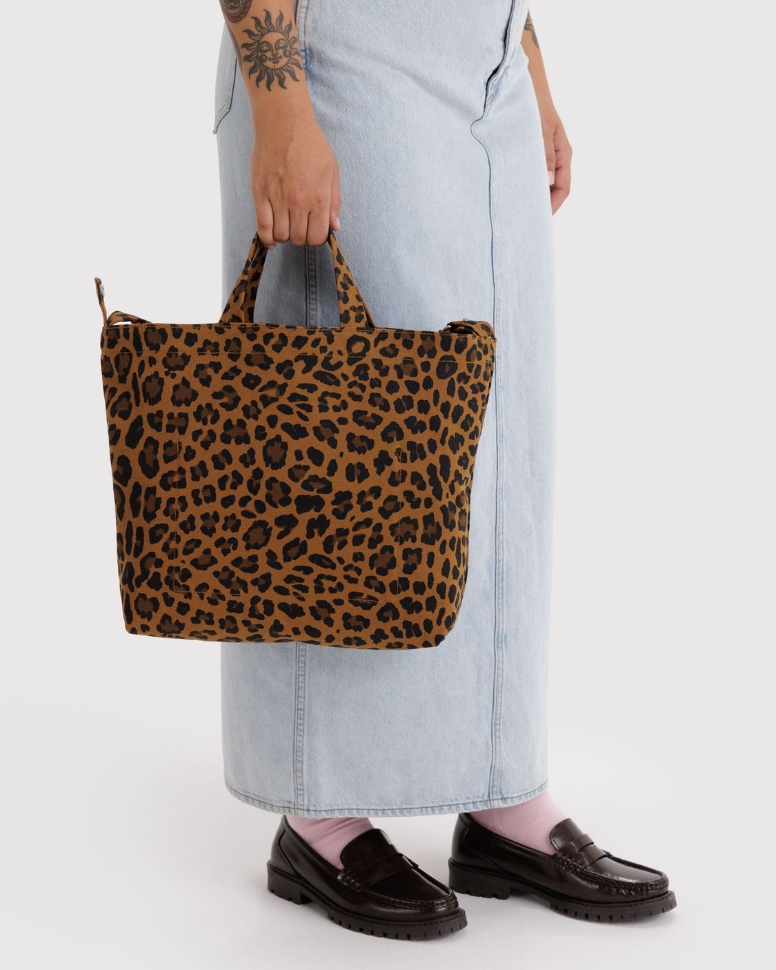 Horizontal Zip Duck Bag - Leopard - Premium Foldaway Haul