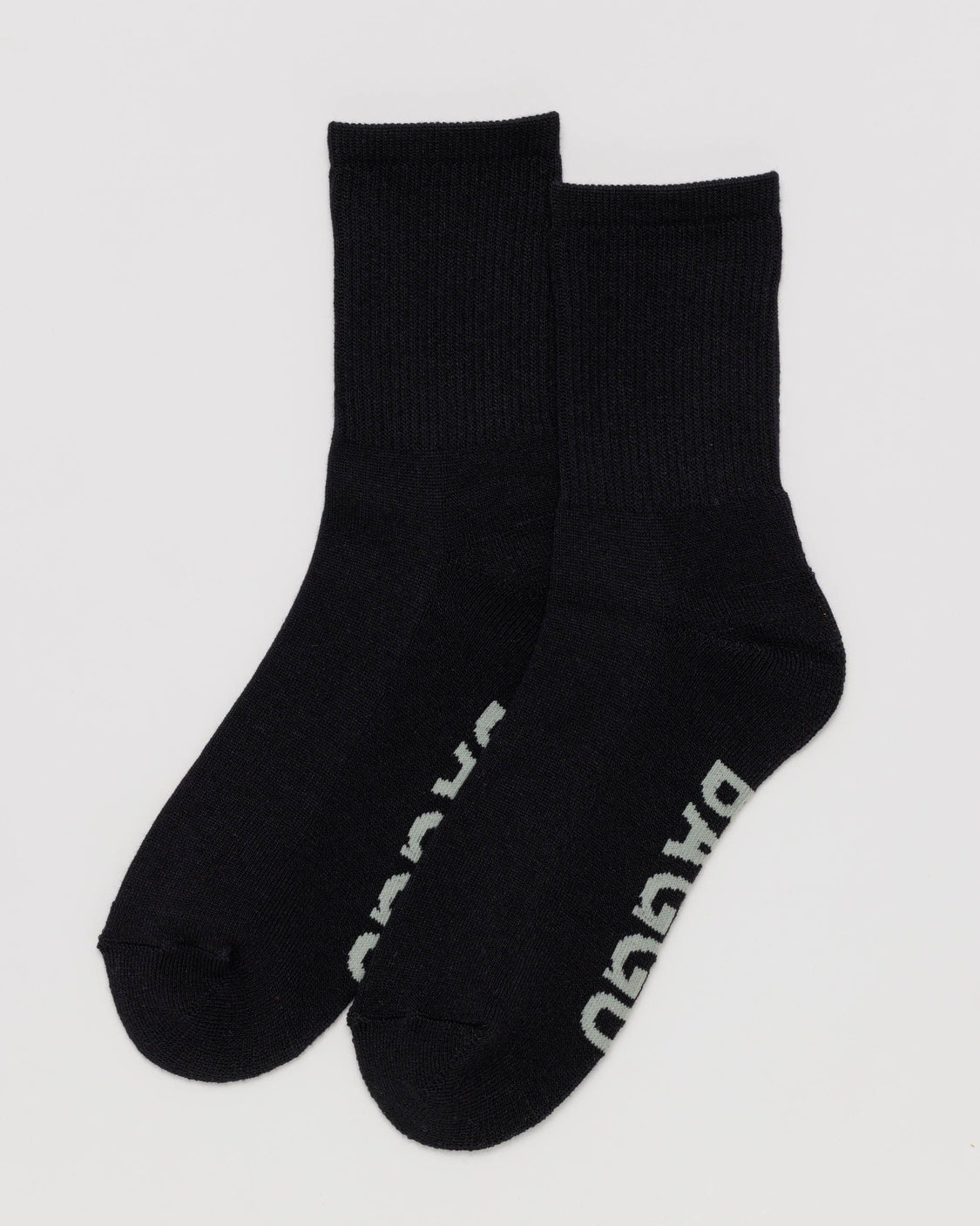 Ribbed Sock - Black - Clean Lounge Wrap