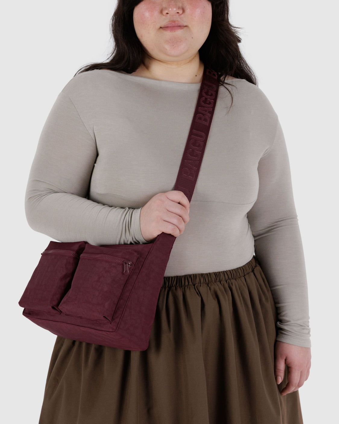 Medium Cargo Crossbody - Mahogany - Daily Street Haul