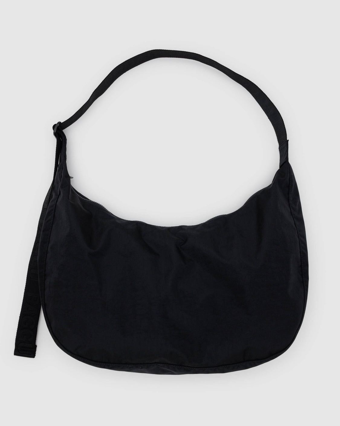 Large Nylon Crescent Bag - Black - Simple Street Haul