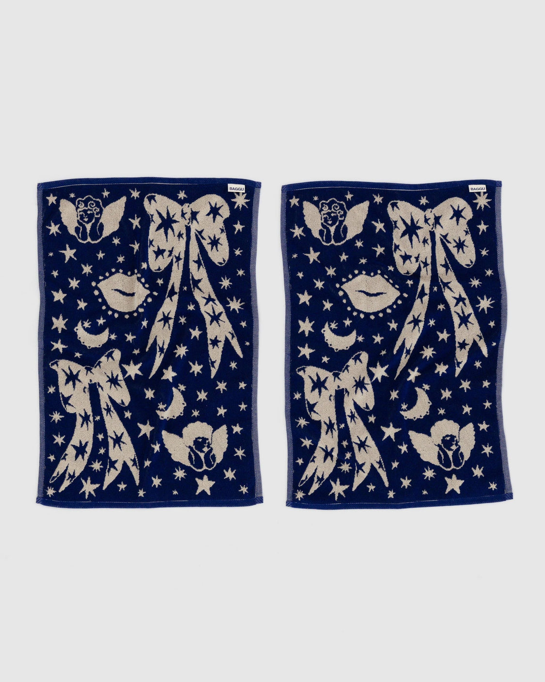Hand Towel Set of 2 - Cherub Bows - Modern Charm Hook