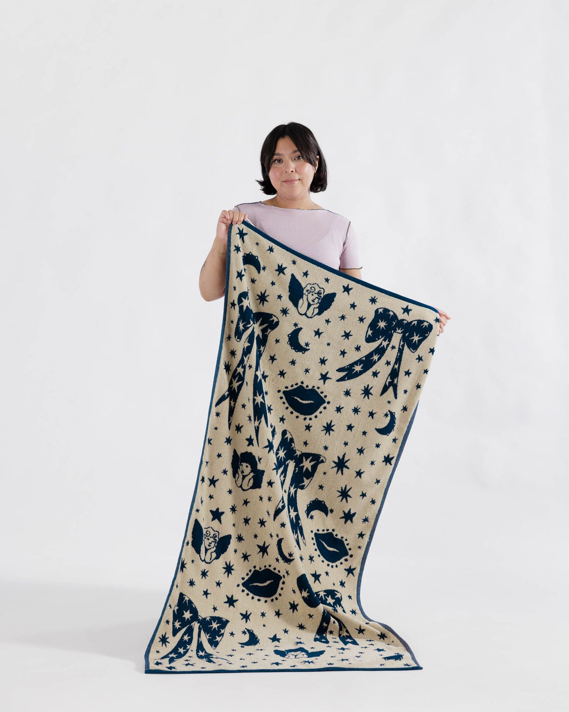 Bath Towel - Cherub Bows - Clean Everyday Comfort